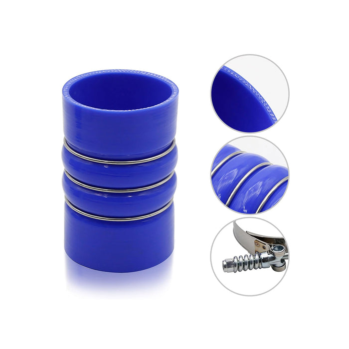 Silicone Hose,ID:3.5",Length:160mm,Thickness:5mm,2 humps,3 rings,for Volvo