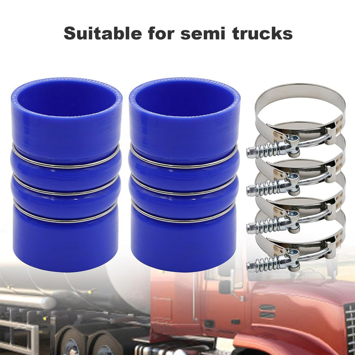 Silicone Hose,ID:3.5",Length:160mm,Thickness:5mm,2 humps,3 rings,for Volvo