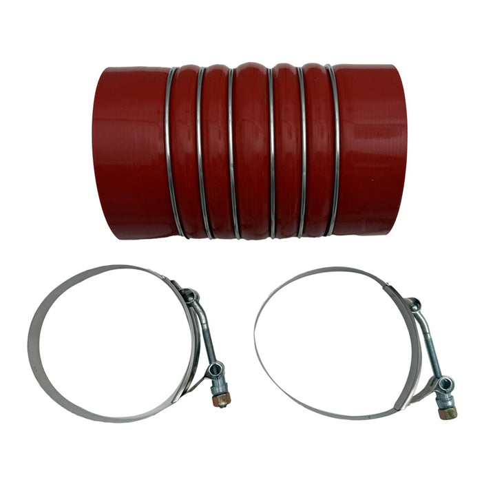 EIH1993 Repace Silicone Hose,ID:4",Length:7.125",Thickness:4mm,5 humps,6 rings,for Mack