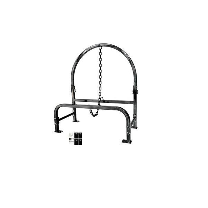 Truck Double Spare Tire Carrier Rack Tire Holder behind Cab
