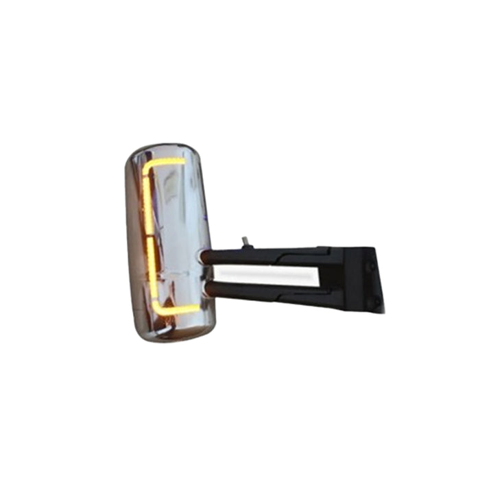 RH Door Mirror assembly with signal lamp,Chrome, for Kenworth T680 2013-2021