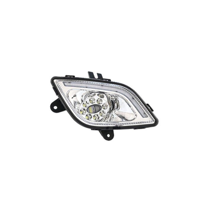 RH Fog Light,  LED, Blackout, Chrome,2018+, Freightliner Cascadia