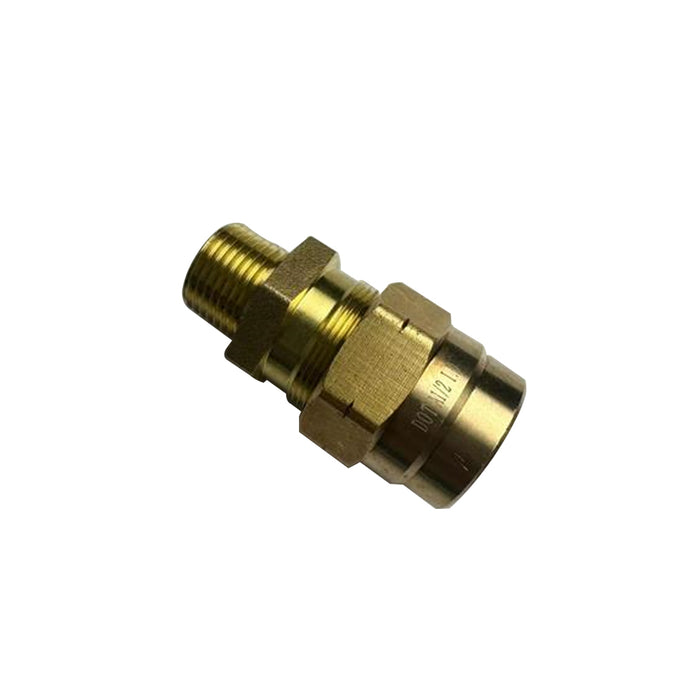 DOT Air Brake Hose Male Connector (Hose3/8xMale1/4)
