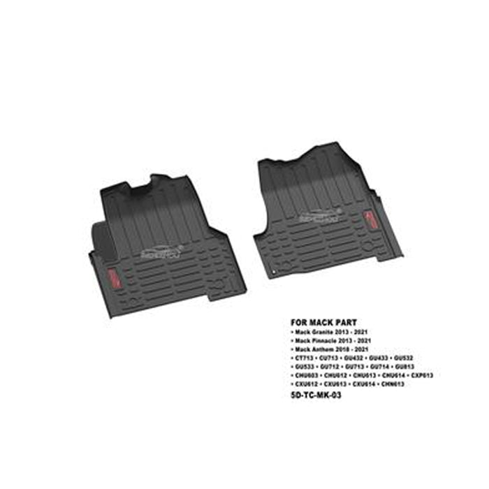 3D Floor Mat,TPV,Black,2018-2023,LT625
