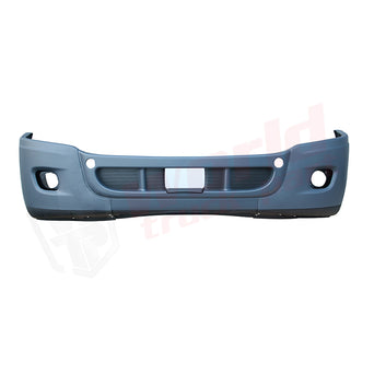 Complete Bumper with Hole, Black Trim, 2008,2017, Freightliner Cascadia