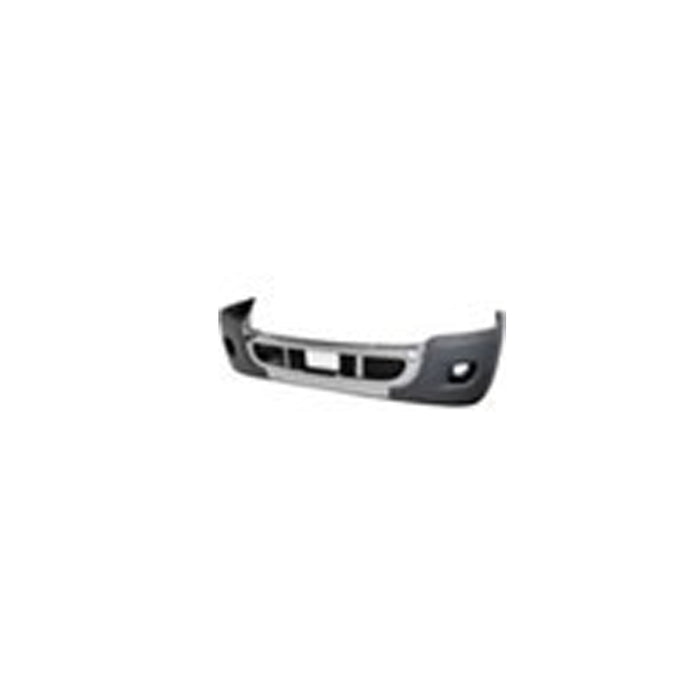 Unassembled Bumper Pieces Set,with Hole, Chrome Trim, 2008-2017, Freightliner Cascadia