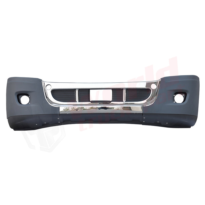 Complete Bumper with Hole,Chrome Trim, 2008,2017, Freightliner Cascadia