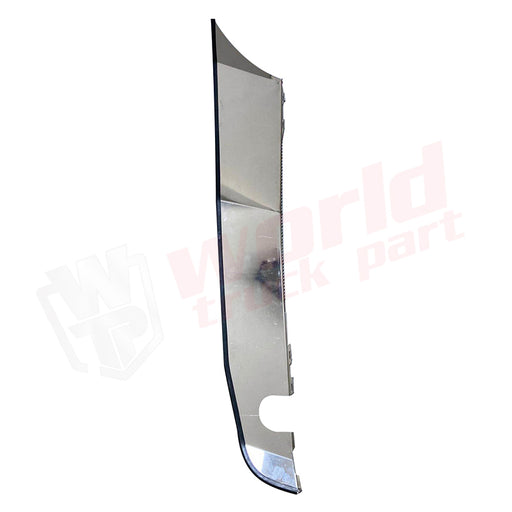 RH Bumper Stripe with Hole,Steel Chrome,2018+ , Freightliner Cascadia
