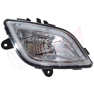 Luz antiniebla derecha, LED, cromada, con Halo, 2018+, Freightliner New Cascadia
