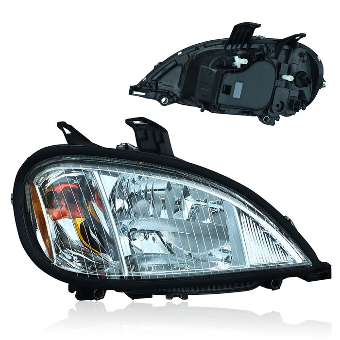 RH Headlight Halogen with turn light clear lens crystal Freightliner Columbia 2002-2017