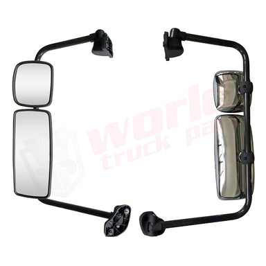 Rh Door Mirror Chrome, With Bracket,With Heating,W/O Electrical  2002+, Freightliner M2