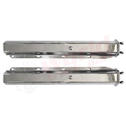 Hanger Pair With Spring Loaded Steel Chrome 21/2