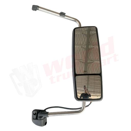 Espejo retrovisor de puerta derecho negro, con soporte, con calefacción, con sistema eléctrico 2002-2018 International ProStar
