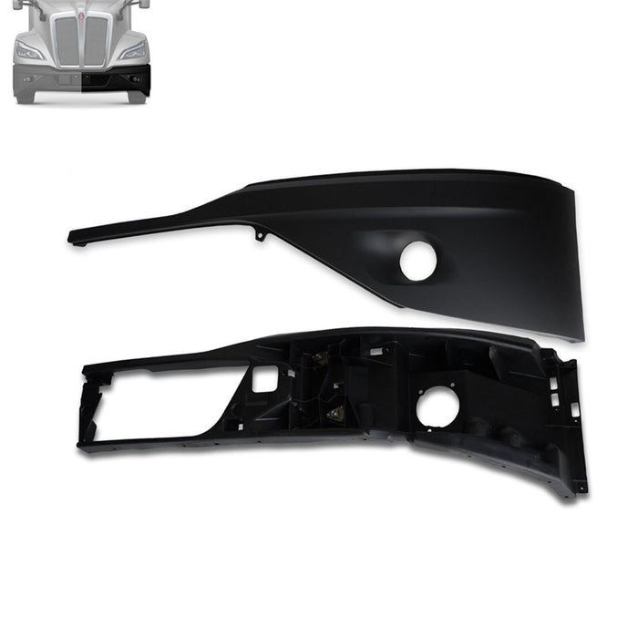 LH Corner  Bumper Paint W/O Fog Lamp Hole KW T680 Next Gen