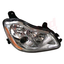 RH Headlight, Halogen, Black, 2013-2021, Kenworth T680