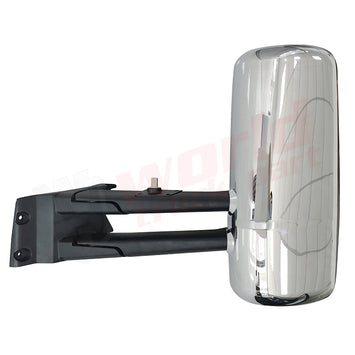 LH  Door Mirror ,Chrome,with Bracket, with Heating,with Electrical 2013-2020, Kenworth T680/T880/W990