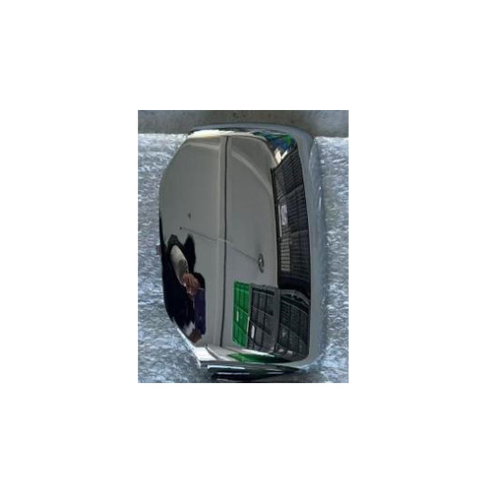 RH Hood Mirror Cover,Chrome,2013-2020 Kenworth T680&2010-2017 Peterbilt 579/587