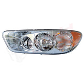 RH Headlight, Halogen with bulbs, 1998-2018, Mack Vision