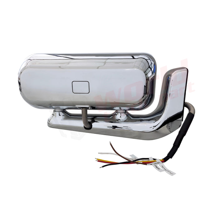 Proyector de faros delanteros derecho LED con Halo DRL con soporte de aleación de aluminio Carcasa cromada Peterbilt 359 (1981-1988) Peterbilt 379 (1987-2007) Peterbilt 389 (2008-2021)