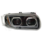 RH Headlight, Projector LED, w/Halo, Peterbilt 388/389