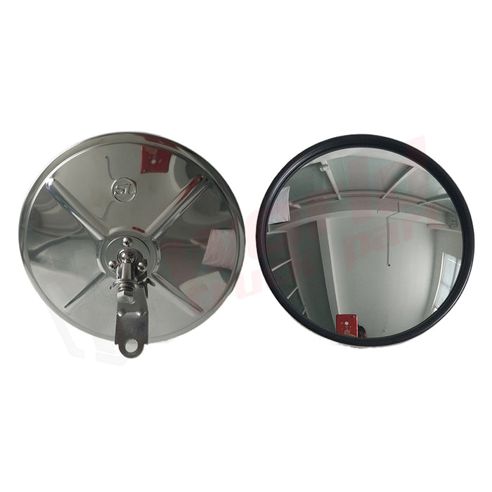 Universal Ss 10.5" Convex Mirror With Chrome