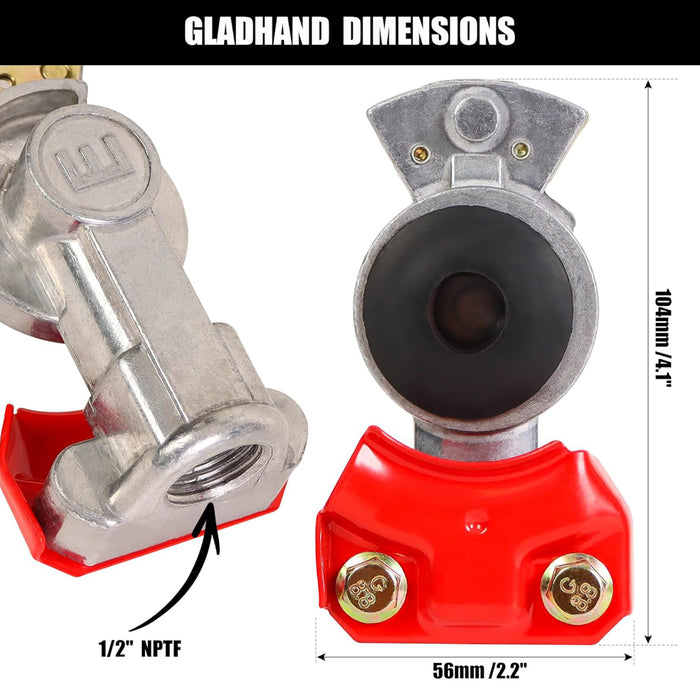 Air Hose Connector Red