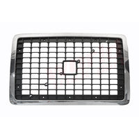 Grille,Black&Chromed With Bug Screen,W/O Emblem, W/O Strip,2003-2017 Volvo Vnl