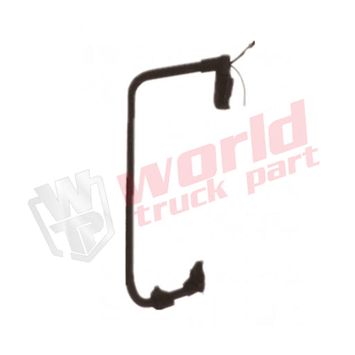 LEAVAN Pair Black Door Mirror Covers For Volvo VNL 2004-2018 – Driver & Passenger Side (LH+RH) Plastic Replacement