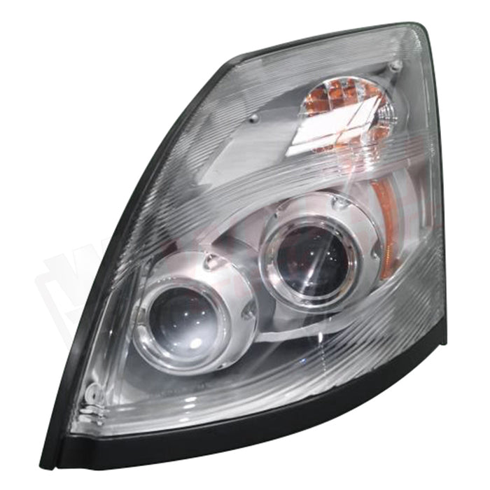 LH Headlight, W/Optical Lens,Halogen, White, 2015-2017, Volvo VNL