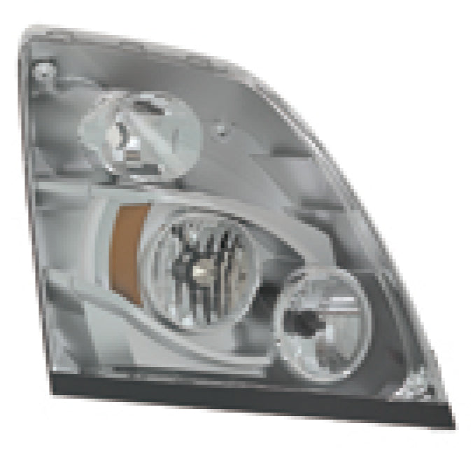 RH Headlight, W/Optical Lens,Halogen, White, 2015-2017, Volvo VNL