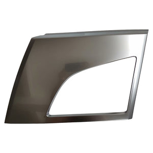 LH Corner Bumper Trim with Hole, Chrome, 2018+, Volvo VNL