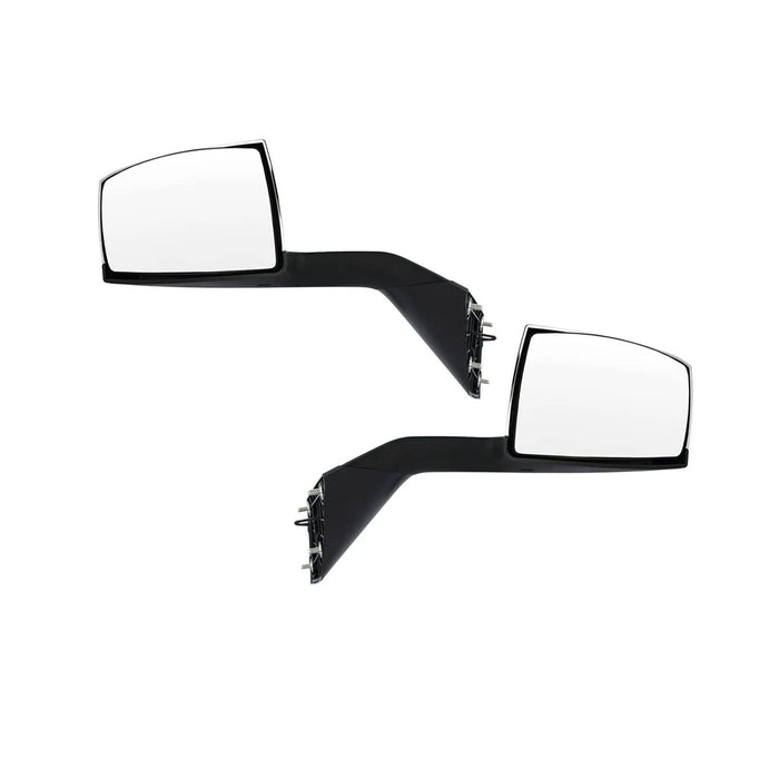 RH Hood Mirror  Chrome With Heating W/O Electrical Volvo VNL 2004-2016