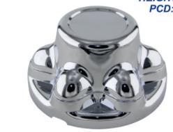 Chrome Abs Plastic Trailer Axle Cover  185Mm Axle Cover 94Mm 140Mm